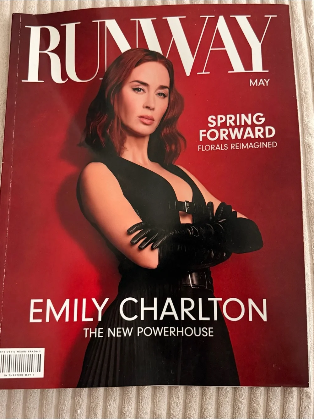 Cover Art Print in Red with Black Accents